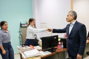 Fiscal Fernando Blumenkron supervisa atención ciudadana en la Fiscalía Regional Oriente de Cuautla