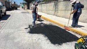 ¡”Jiutepec Sin baches”… no se detiene!   El Ayuntamiento de Jiutepec continúa con los trabajos de bacheo para dignificar las calles del municipio