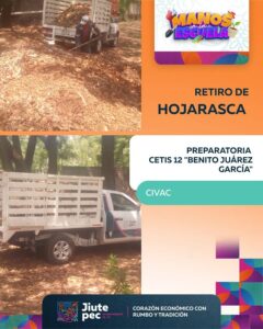 ¡Manos a la escuela en Jiutepec!   El Ayuntamiento de Jiutepec continúa con el programa “Manos a la escuela” para dignificar las escuelas del municipio
