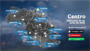️ Clima hoy      #Morelos: Máx 32 °C, mín 21 °C, lluvias fuertes ️      #Cuernavaca: Máx 29 °C, mín 16 °C, lluvia ligera ️      #México: Lluvias intensas en Chiapas y Tabasco ️; ambiente caluroso en norte y occidente    Precaución por tormentas eléctricas y posibles granizadas
