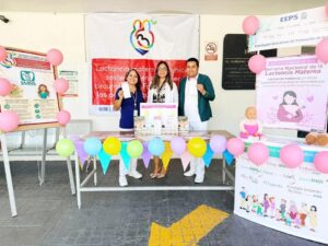En Semana Nacional de Lactancia Materna, del 1 al 7 de agosto, IMSS Morelos promueve bajo lema “Priorizar la lactancia materna: crear sistemas de apoyo sostenibles” beneficios de lactancia en 24 UMF para recién nacidos y lactantes durante primeros 6 meses
