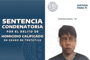 ️ Condenan a 11 años de prisión a agresor de policía en Jantetelco  La Fiscalía General del Estado de Morelos, mediante la Fiscalía Regional Oriente, obtuvo una sentencia condenatoria de 11 años, un mes y ocho días de prisión en contra de Gustavo Ángel “N”, tras someterse a un procedimiento abreviado y reconocer su culpabilidad en el delito de homicidio calificado en grado de tentativa