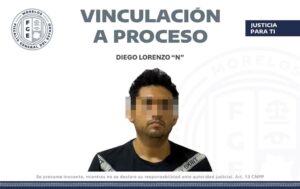 ️ VINCULAN A PROCESO A HOMBRE POR DESAPARICIÓN EN CUERNAVACA  Diego Lorenzo “N” fue vinculado a proceso por desaparición de personas agravada, tras la no localización de un hombre cuyo cuerpo fue hallado en un inmueble de Jiutepec, el pasado 15 de julio