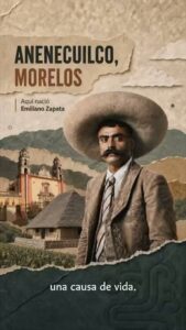 Hoy conmemoramos el natalicio del General Emiliano Zapata, símbolo de justicia y dignidad de nuestro pueblo