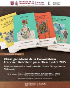 ¡La literatura de Morelos llega al Zócalo de la CDMX!   El Fondo Editorial del Estado de Morelos (FEDEM) y editoriales independientes participarán en la Feria Internacional del Libro del Zócalo del 9 al 18 de octubre para llevar lo mejor de la producción literaria local a nivel nacional