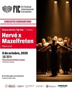 ¡El 54 Festival Internacional Cervantino llega a Morelos! Como parte de la cartelera Xochicalco “Tierra de Encuentros”