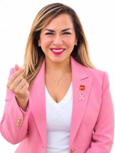 En Octubre, Mes de la Lucha contra el Cáncer de Mama, la diputada Tania Valentina Rodríguez Ruiz (@TValentinaRR), coordinadora del Grupo Parlamentario del PT (@PTMorelos), pidió a las mujeres de Morelos que se hagan estudios y se autoexploren   Dijo que el cáncer de mama se puede vencer si se detecta a tiempo y que no basta con un moño rosa