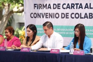 ¡Se vienen nuevas oportunidades para Jiutepec!   El alcalde Eder Rodríguez Casillas y la presidenta del DIF Jiutepec, Liliana Alanís, firmaron un convenio con la Brigada de Educación para el Desarrollo Rural No