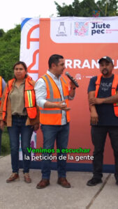 ¡En Jiutepec las obras son una realidad y se nota en cada colonia!   El alcalde Eder Rodríguez Casillas dio el banderazo de inicio a trabajos muy esperados por las vecinas y vecinos:   Rehabilitación de drenaje en C